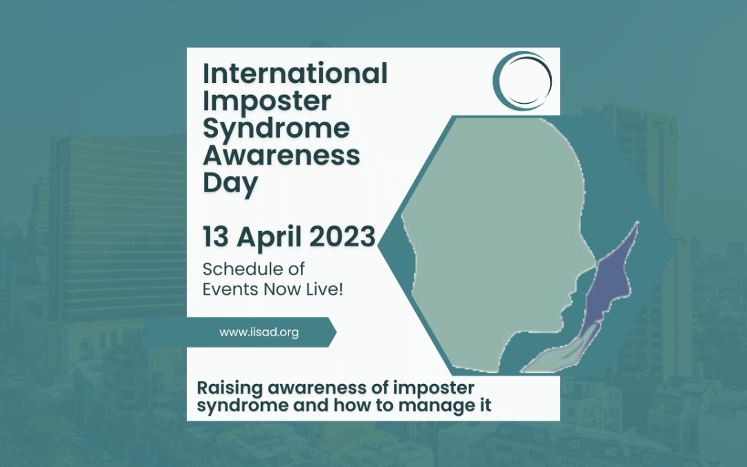 Schedule for International Imposter Syndrome Awareness Day Now Live