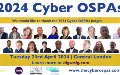In-Person Event: Cyber OSPAs – 23 April 2024 in Central London